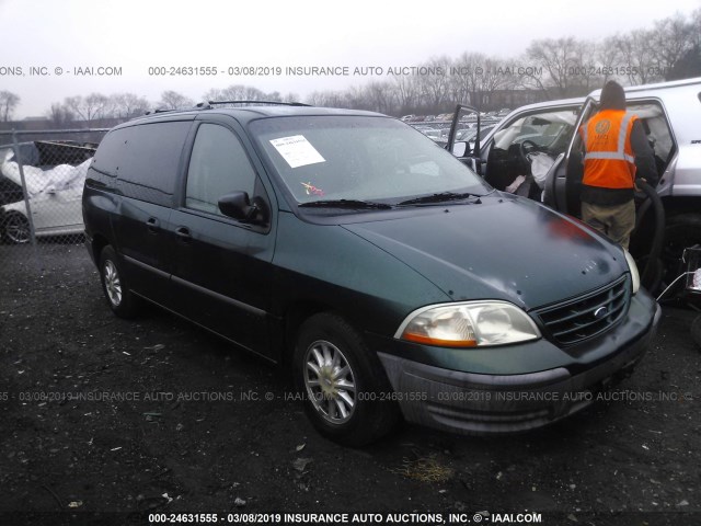 2FMZA5144YBC30570 - 2000 FORD WINDSTAR LX GREEN photo 1