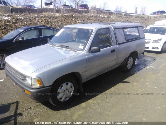 JT4RN81P7M5127260 - 1991 TOYOTA PICKUP 1/2 TON SHT WHEELBASE DLX SILVER photo 2