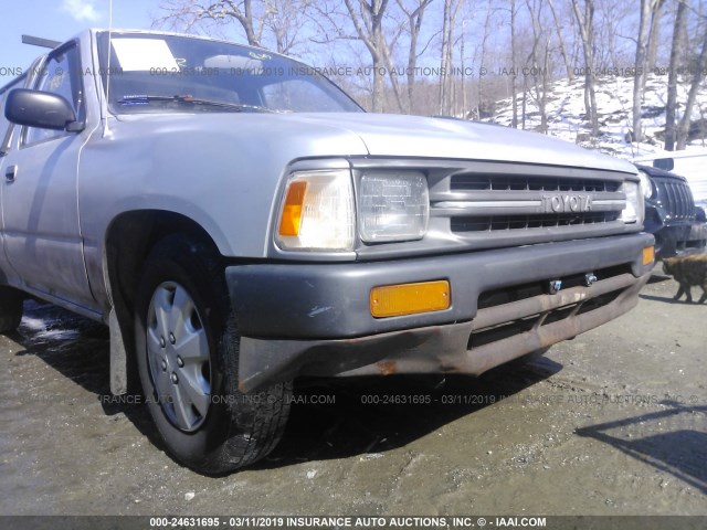 JT4RN81P7M5127260 - 1991 TOYOTA PICKUP 1/2 TON SHT WHEELBASE DLX SILVER photo 6