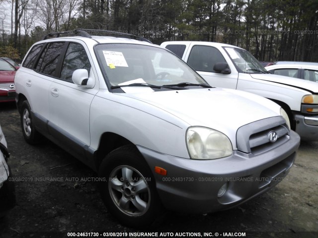 KM8SC13D46U060669 - 2006 HYUNDAI SANTA FE GLS/LIMITED WHITE photo 1