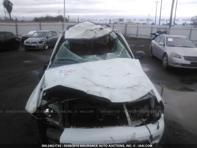 1GNDS13S842296725 - 2004 CHEVROLET TRAILBLAZER LS/LT WHITE photo 6