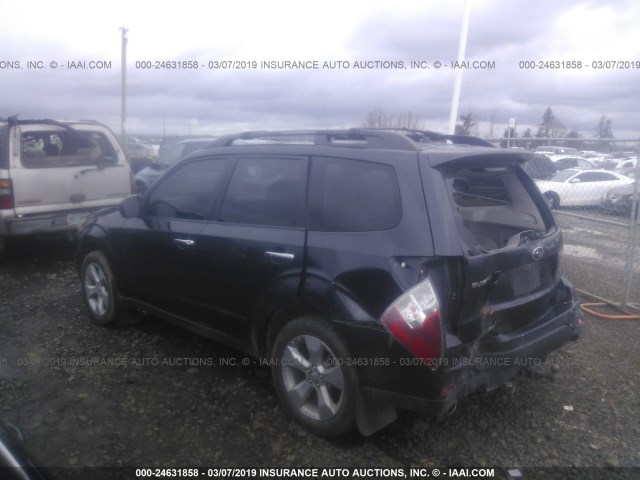 JF2SH6FC7AH700009 - 2010 SUBARU FORESTER 2.5XT LIMITED BLACK photo 3