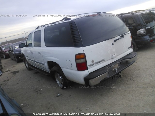 3GKEC16Z92G316914 - 2002 GMC YUKON XL C1500 WHITE photo 3