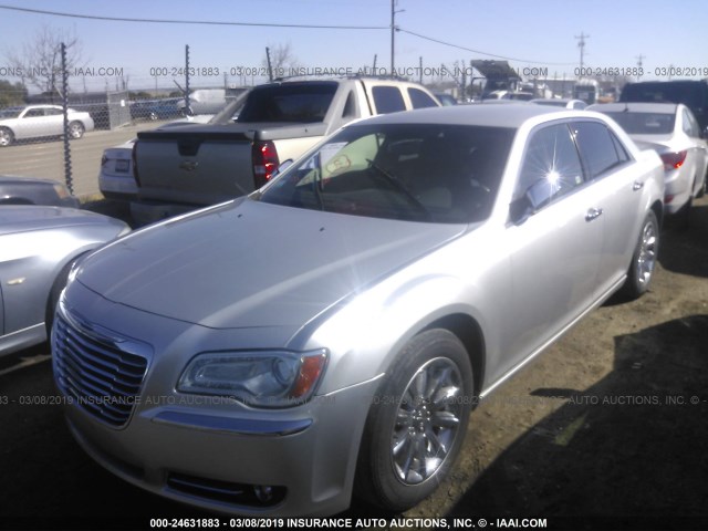 2C3CCACG0CH231486 - 2012 CHRYSLER 300 LIMITED SILVER photo 2