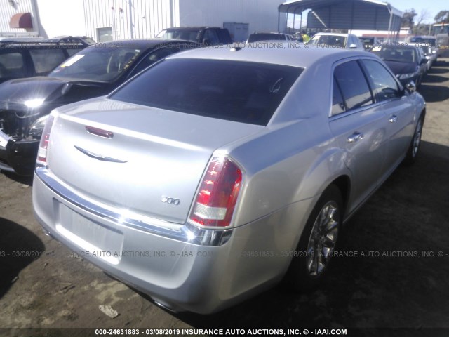 2C3CCACG0CH231486 - 2012 CHRYSLER 300 LIMITED SILVER photo 4