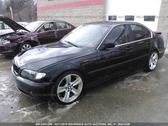 WBAEV53494KM06448 - 2004 BMW 330 I BLACK photo 2