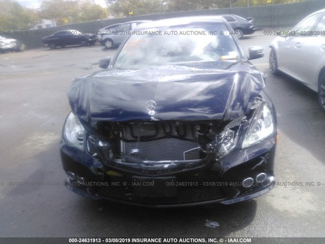 WDDHF5GBXAA172415 - 2010 MERCEDES-BENZ E 350 BLACK photo 6