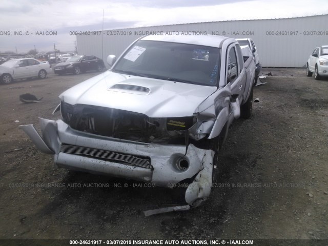 5TETU62N26Z193600 - 2006 TOYOTA TACOMA PRERUNNER ACCESS CAB SILVER photo 6