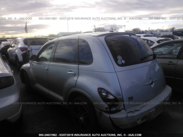 3A4FY58B56T207107 - 2006 CHRYSLER PT CRUISER TOURING SILVER photo 3