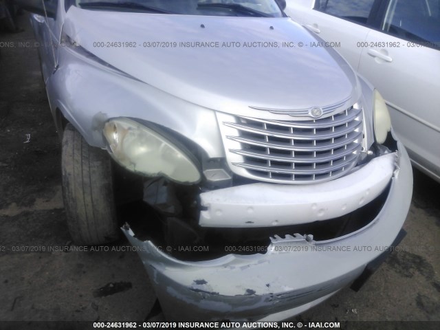 3A4FY58B56T207107 - 2006 CHRYSLER PT CRUISER TOURING SILVER photo 6