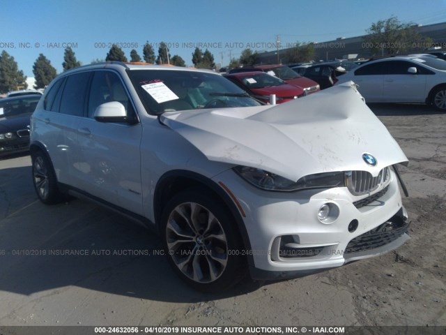 5UXKR0C33H0V69732 - 2017 BMW X5 XDRIVE35I WHITE photo 1