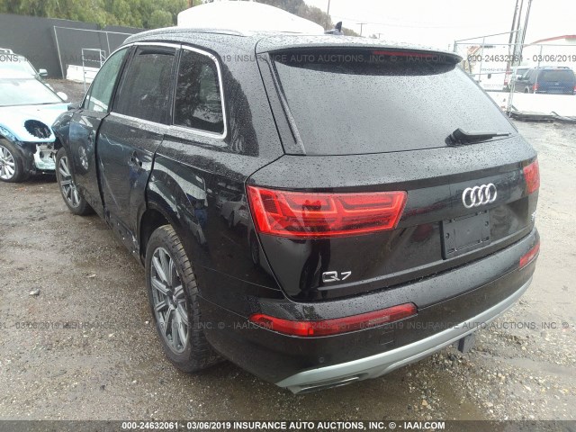 WA1LAAF79HD011291 - 2017 AUDI Q7 PREMIUM PLUS BLACK photo 3