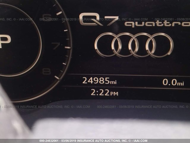 WA1LAAF79HD011291 - 2017 AUDI Q7 PREMIUM PLUS BLACK photo 7