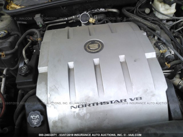 1G6KD54Y45U226152 - 2005 CADILLAC DEVILLE SILVER photo 10