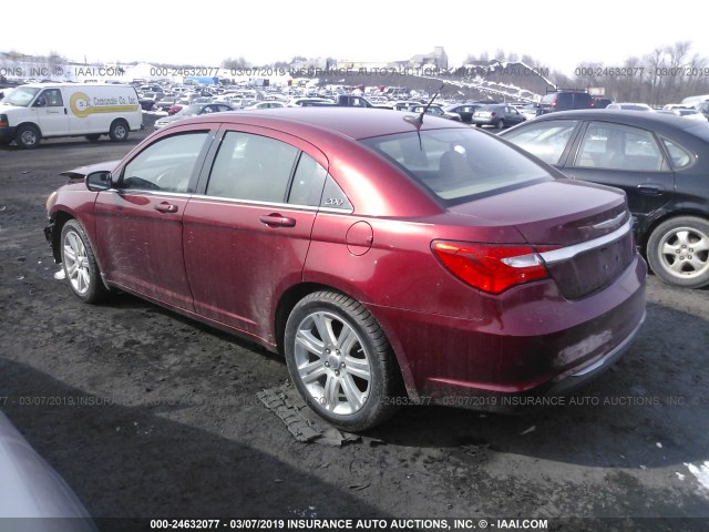 1C3CCBBB4CN131314 - 2012 CHRYSLER 200 TOURING RED photo 3