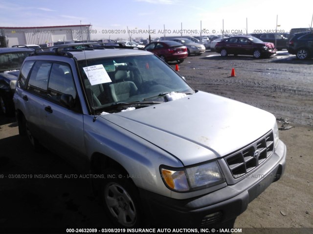 JF1SF6358XH746506 - 1999 SUBARU FORESTER L SILVER photo 1