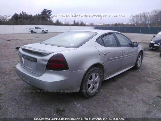 2G2WP552461136937 - 2006 PONTIAC GRAND PRIX 银色 照片 4