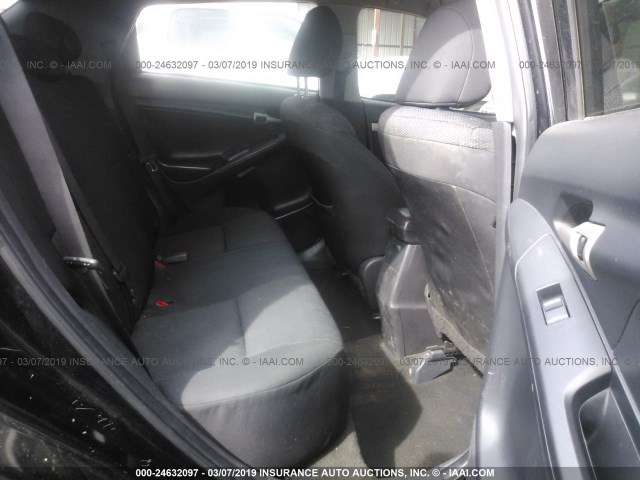 2T1KU40E49C060348 - 2009 TOYOTA COROLLA MATRIX  BLACK photo 8