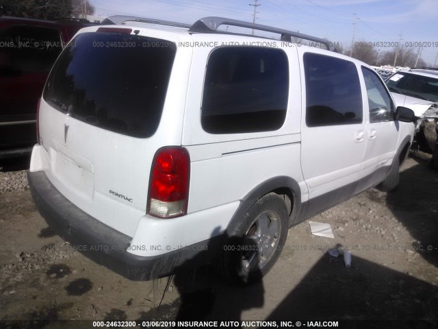 1GMDV33L55D181568 - 2005 PONTIAC MONTANA SV6 WHITE photo 4