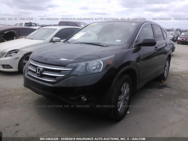 2HKRM3H55DH511533 - 2013 HONDA CR-V EX შავი ფოტო 2