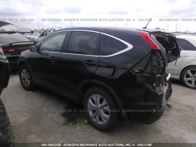 2HKRM3H55DH511533 - 2013 HONDA CR-V EX შავი ფოტო 3