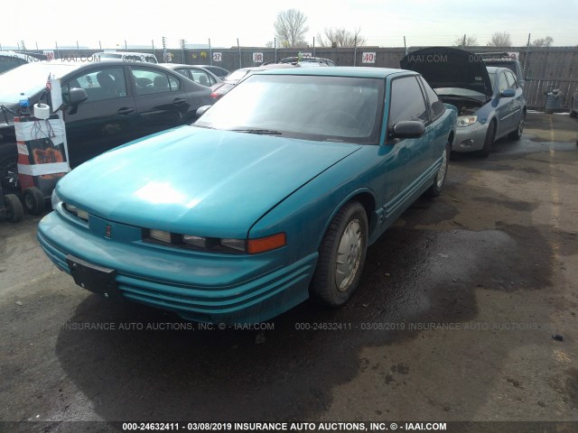 1G3WH15M3RD372264 - 1994 OLDSMOBILE CUTLASS SUPREME S TEAL photo 2