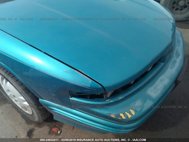 1G3WH15M3RD372264 - 1994 OLDSMOBILE CUTLASS SUPREME S TEAL photo 6