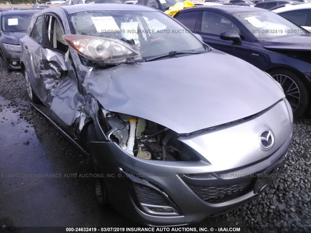 JM1BL1H69A1341617 - 2010 MAZDA 3 S GRAY photo 1