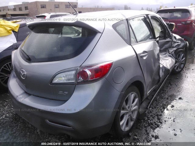 JM1BL1H69A1341617 - 2010 MAZDA 3 S GRAY photo 4