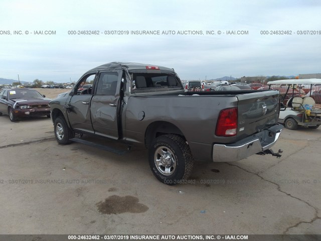 3D7UT2CL7BG515334 - 2011 DODGE RAM 2500 GRAY photo 3