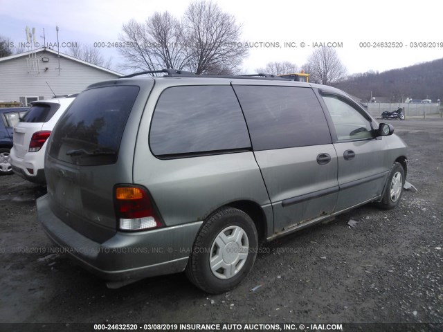 2FMZA51463BA77408 - 2003 FORD WINDSTAR LX GREEN photo 4