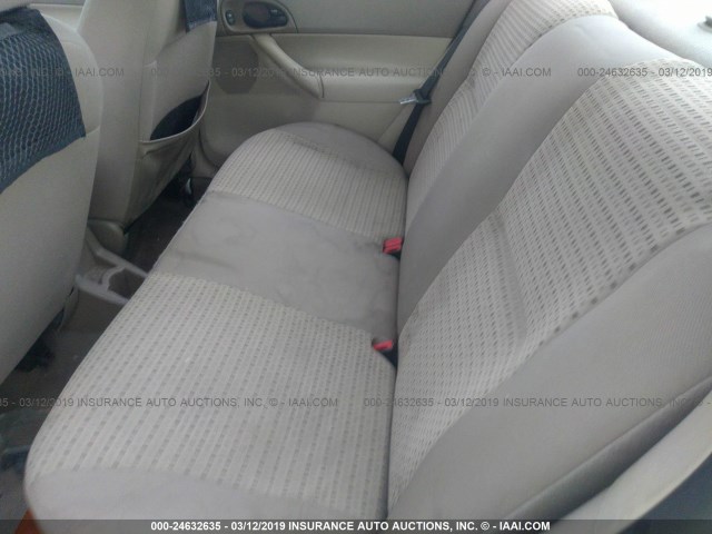 1FAFP34N45W183118 - 2005 FORD FOCUS ZX4 TAN photo 8