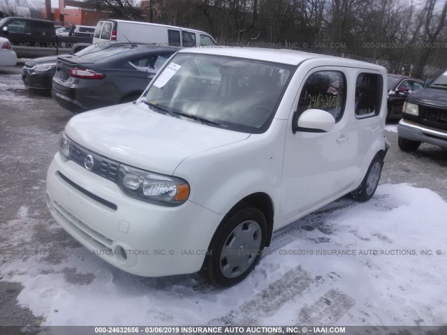 JN8AZ2KR4CT255078 - 2012 NISSAN CUBE S/SL/KROM WHITE photo 2