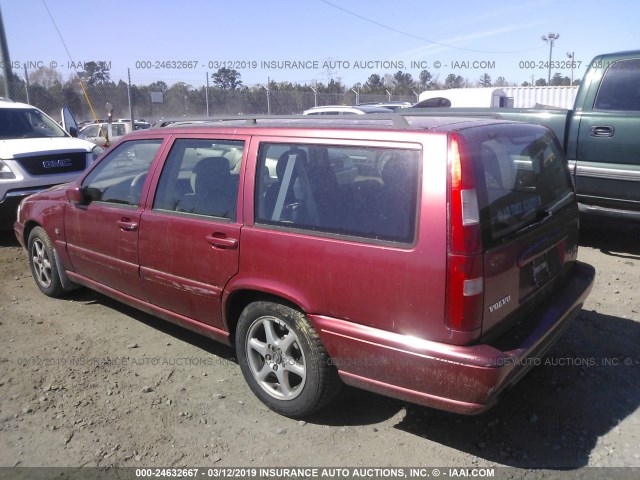 YV1LW5672W2398140 - 1998 VOLVO V70 GLT MAROON photo 3