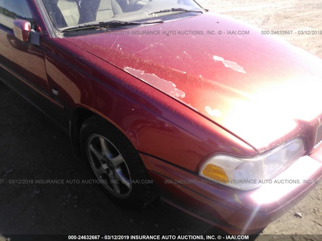 YV1LW5672W2398140 - 1998 VOLVO V70 GLT MAROON photo 6