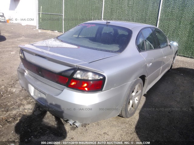 1G2HZ54Y05U213878 - 2005 PONTIAC BONNEVILLE GXP SILVER photo 4