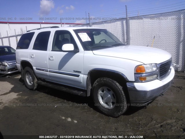 1GKEK13Z64J282309 - 2004 GMC YUKON WHITE photo 1