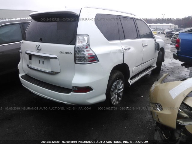 JTJBM7FX3F5119843 - 2015 LEXUS GX WHITE photo 4