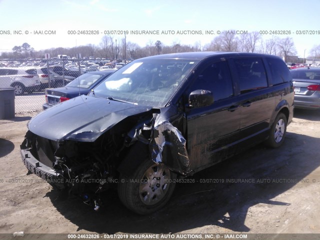 2D4RN4DG8BR731522 - 2011 DODGE GRAND CARAVAN EXPRESS GRAY photo 2