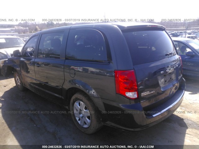 2D4RN4DG8BR731522 - 2011 DODGE GRAND CARAVAN EXPRESS GRAY photo 3