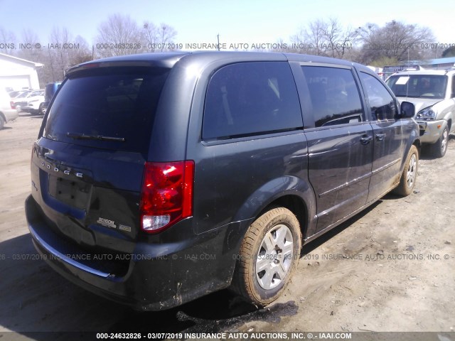 2D4RN4DG8BR731522 - 2011 DODGE GRAND CARAVAN EXPRESS GRAY photo 4