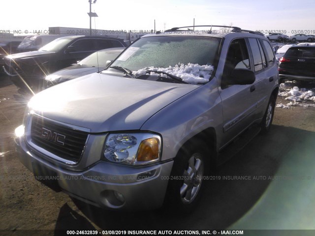 1GKDT13S652313162 - 2005 GMC ENVOY SILVER photo 2