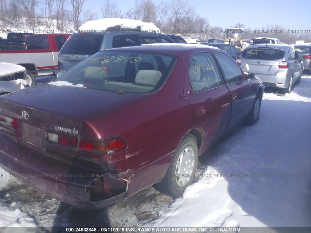 4T1BG22K9VU129459 - 1997 TOYOTA CAMRY CE/LE/XLE 红色 照片 4