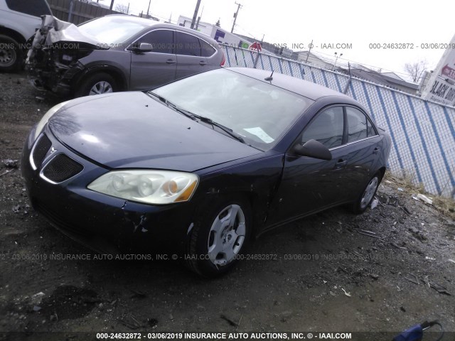 1G2ZF57B284269751 - 2008 PONTIAC G6 VALUE LEADER/BASE BLACK photo 2