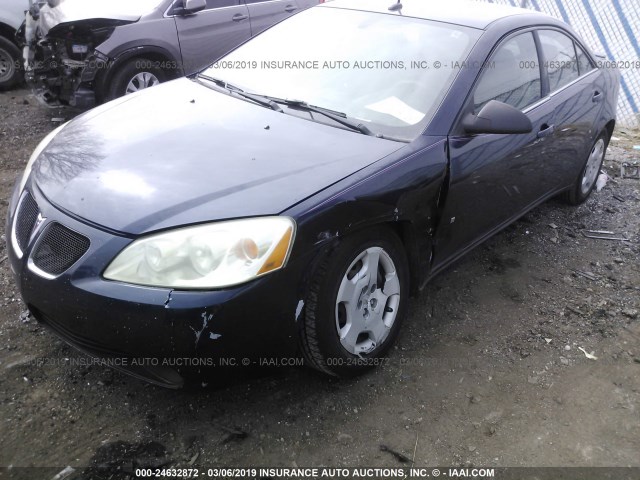 1G2ZF57B284269751 - 2008 PONTIAC G6 VALUE LEADER/BASE BLACK photo 6
