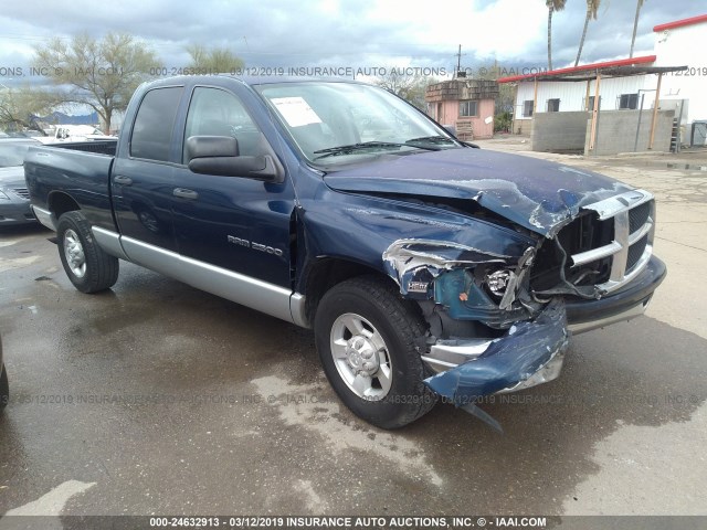 3D7KA28D53G763727 - 2003 DODGE RAM 2500 ST/SLT Dark Blue photo 1