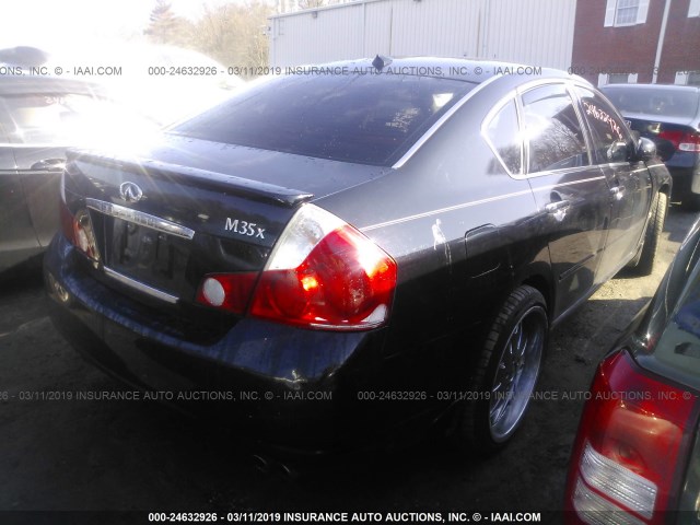 JNKAY01F66M261150 - 2006 INFINITI M35 SPORT BLACK photo 4