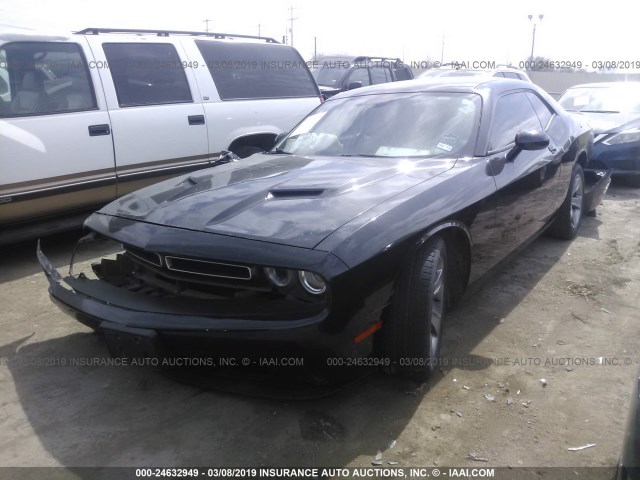 2C3CDZAG2FH783865 - 2015 DODGE CHALLENGER SXT BLACK photo 2