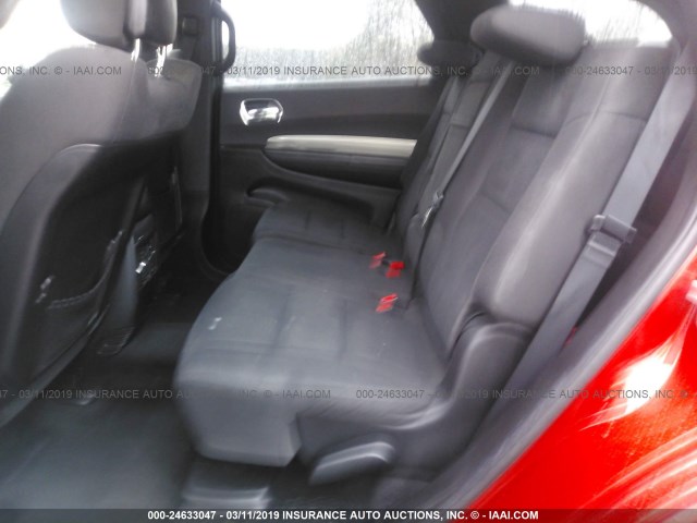 1C4RDHAG6DC696776 - 2013 DODGE DURANGO SXT RED photo 8