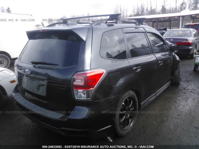 JF2SJGWC3JH401532 - 2018 SUBARU FORESTER 2.0XT TOURING BLACK photo 4